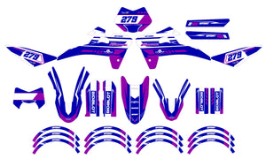 Kit pegatinas Fantic 50cc 2017-2022 Skynine | pegatinas para moto | personalización 50cc | armysctv