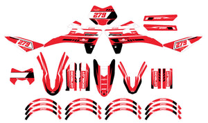 Kit pegatinas Fantic 50cc 2017-2022 Skynine | pegatinas para moto | personalización 50cc | armysctv