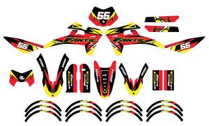 Deko-sett Fantic 50cc 2017-2022 Stream | motorsykkelklistremerker | tilpasning 50cc | armysctv