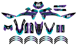 Deko-sett Fantic 50cc 2017-2022 Stream | motorsykkelklistremerker | tilpasning 50cc | armysctv