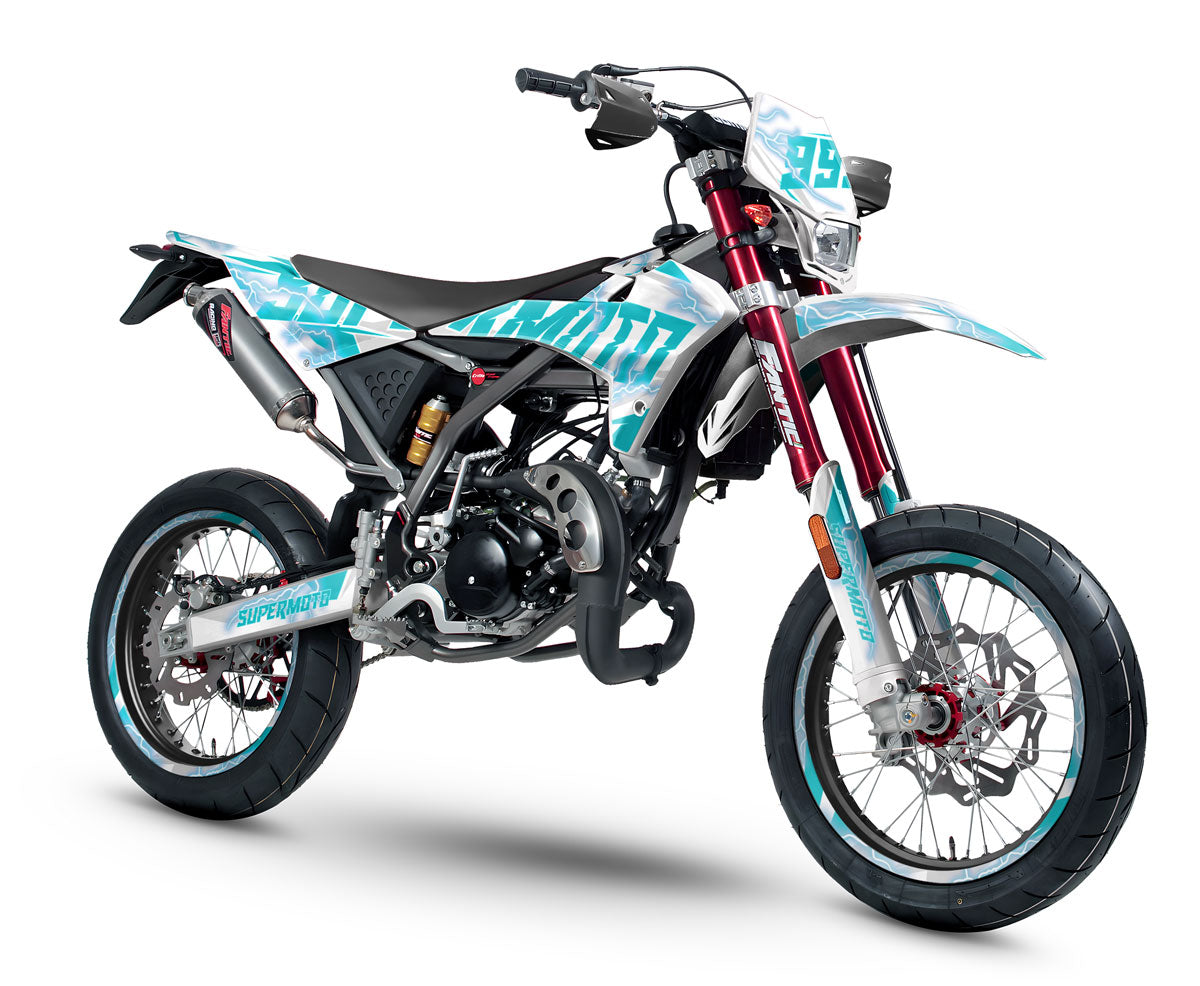 Kit déco Fantic 50cc 2017-2022 Superlight | autocollants moto | personnalisation 50cc | armysctv