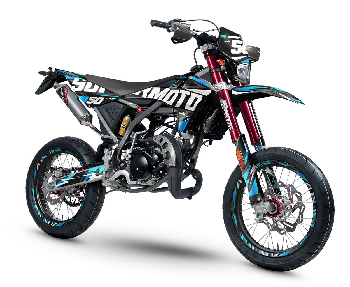 Kit déco Fantic 50cc 2017-2022 Vision | autocollants moto | personnalisation 50cc | armysctv