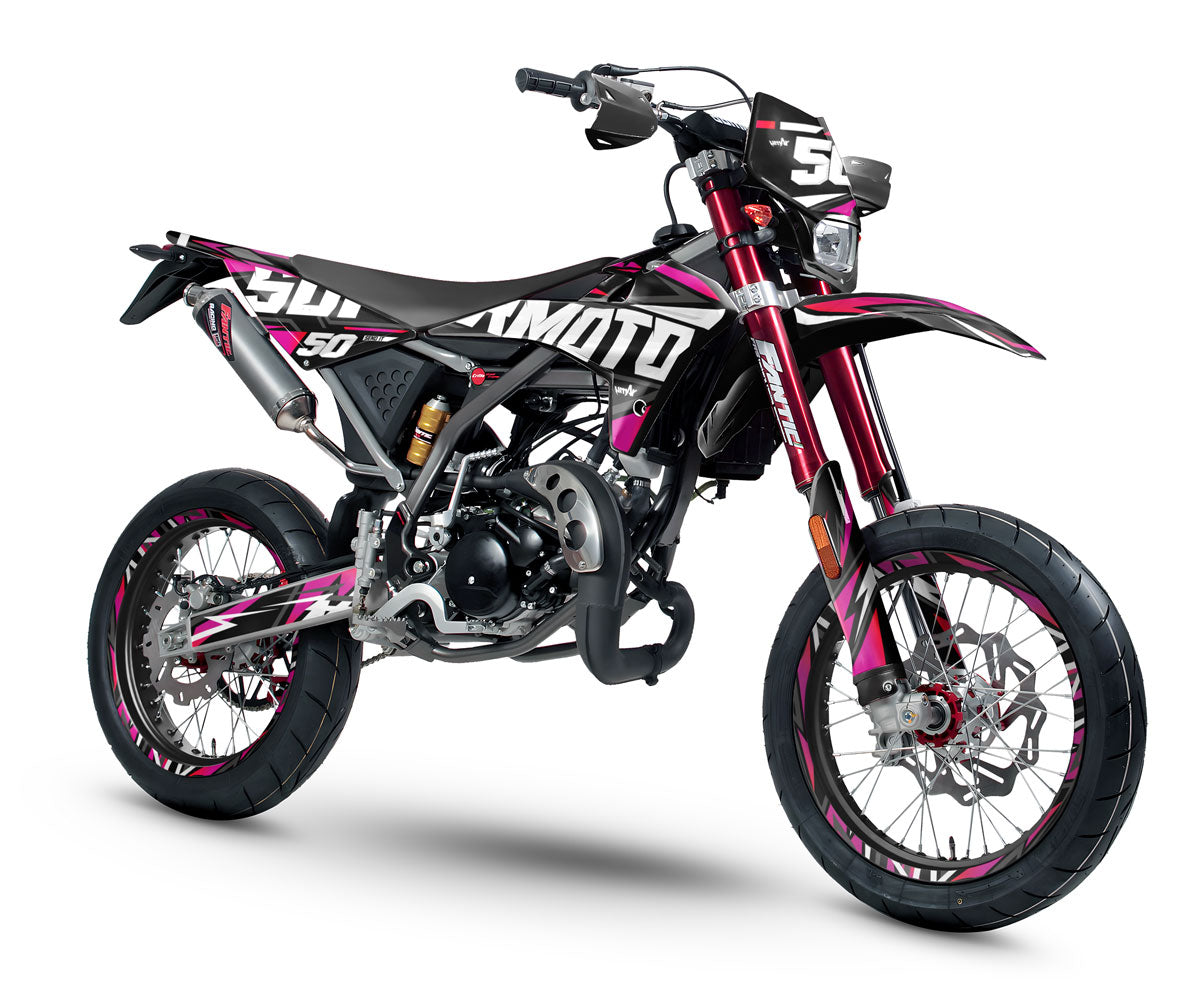 Kit déco Fantic 50cc 2017-2022 Vision | autocollants moto | personnalisation 50cc | armysctv