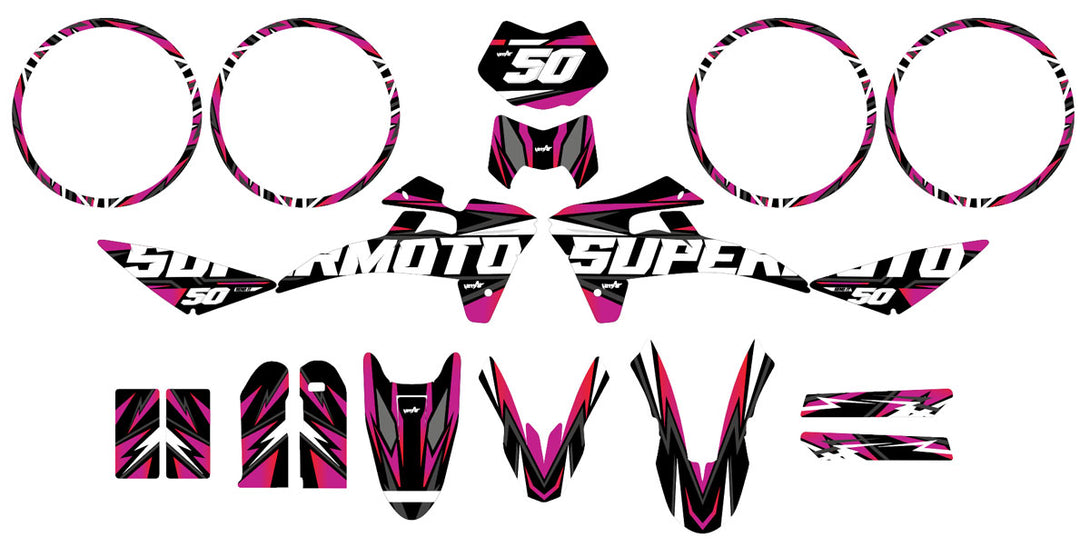 Kit déco Fantic XM 50 Motard 2017-2022 Vision