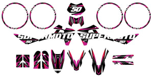 Kit déco Fantic 50cc 2017-2022 Vision | autocollants moto | personnalisation 50cc | armysctv