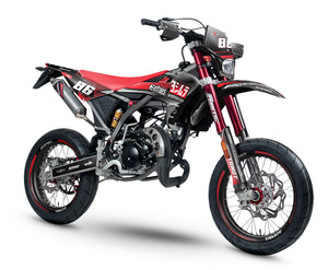 Kit déco Fantic 50cc 2017-2022 Yoshi | autocollants moto | personnalisation 50cc | armysctv