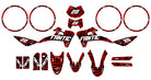 Kit déco Fantic 50cc 2017-2022 Zebra | autocollants moto | personnalisation 50cc | armysctv