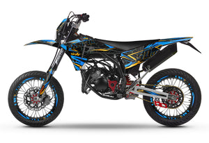 Kit déco Fantic 50cc 2023-2025 Bleuz | autocollants moto | personnalisation 50cc | armysctv