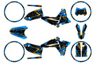 Kit déco Fantic 50cc 2023-2025 Bleuz | autocollants moto | personnalisation 50cc | armysctv