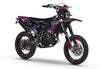Kit déco Fantic 50cc 2023-2025 Bleuz | autocollants moto | personnalisation 50cc | armysctv