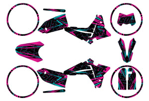 Kit déco Fantic 50cc 2023-2025 Bleuz | autocollants moto | personnalisation 50cc | armysctv