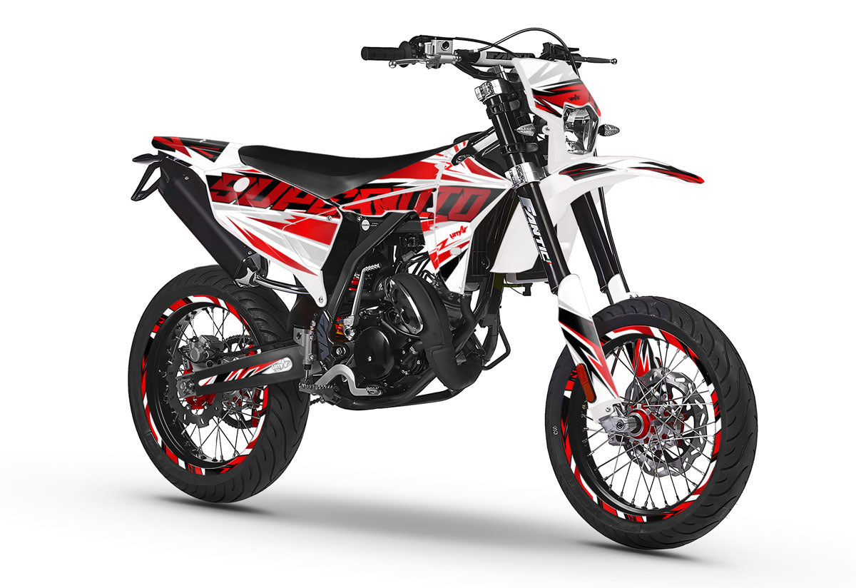 Kit déco Fantic 50cc 2023-2025 Courtesy | autocollants moto | personnalisation 50cc | armysctv