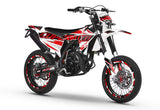 Kit déco Fantic 50cc 2023-2025 Courtesy | autocollants moto | personnalisation 50cc | armysctv