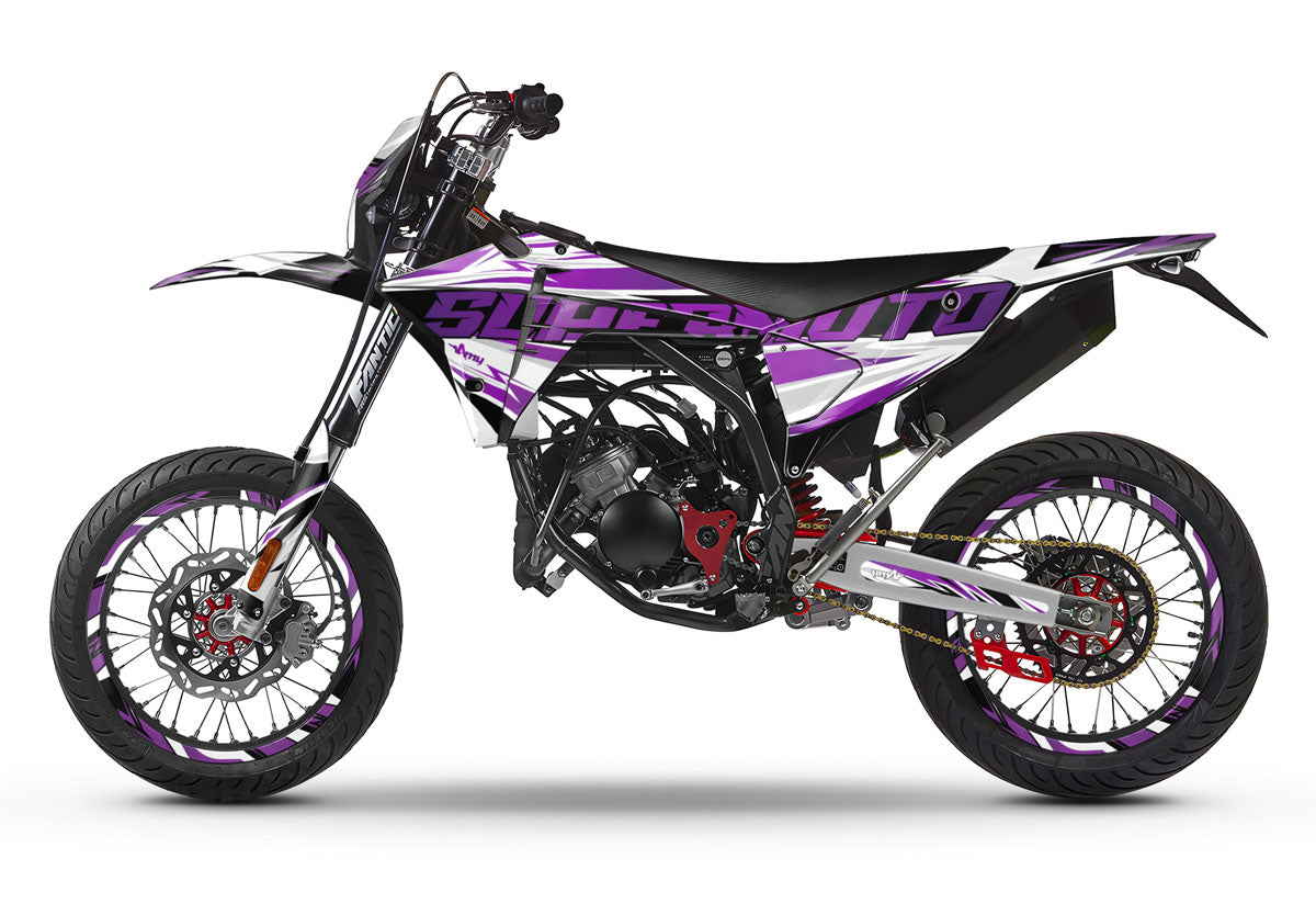 Kit déco Fantic 50cc 2023-2025 Courtesy | autocollants moto | personnalisation 50cc | armysctv