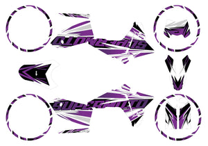 Kit déco Fantic 50cc 2023-2025 Courtesy | autocollants moto | personnalisation 50cc | armysctv