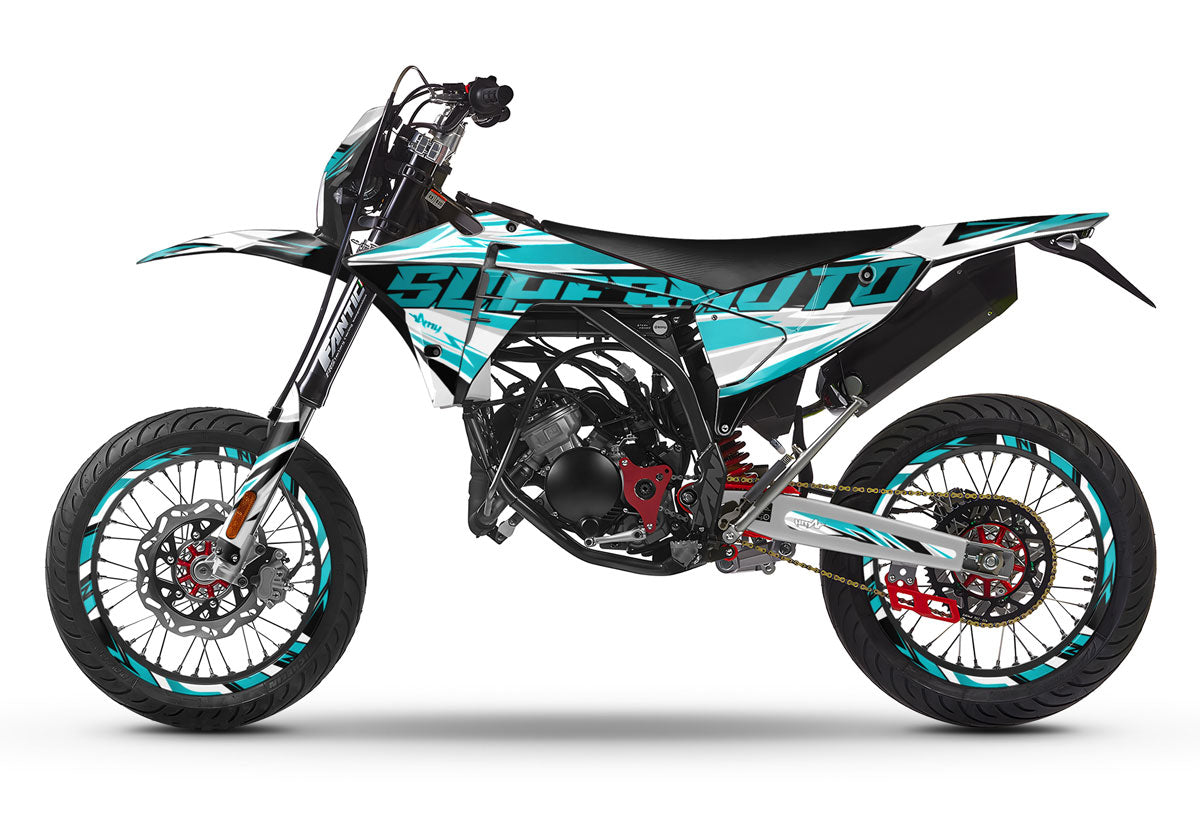 Kit déco Fantic 50cc 2023-2025 Courtesy | autocollants moto | personnalisation 50cc | armysctv
