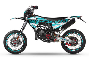 Kit déco Fantic 50cc 2023-2025 Courtesy | autocollants moto | personnalisation 50cc | armysctv