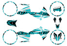 Kit déco Fantic 50cc 2023-2025 Courtesy | autocollants moto | personnalisation 50cc | armysctv