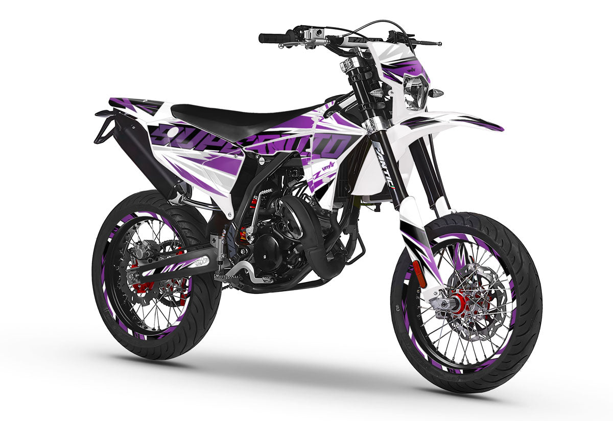 Kit déco Fantic 50cc 2023-2025 Courtesy | autocollants moto | personnalisation 50cc | armysctv