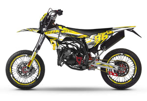 Kit déco Fantic 50cc 2023-2025 Dorado | autocollants moto | personnalisation 50cc | armysctv