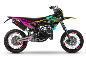 Kit pegatinas Fantic 50cc 2023-2025 Eclipse | pegatinas para moto | personalización 50cc | armysctv