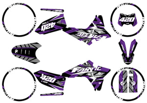 Deko-sett Fantic 50cc 2023-2025 Frost | motorsykkelklistremerker | tilpasning 50cc | armysctv