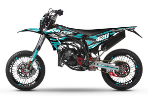 Deko-sett Fantic 50cc 2023-2025 Frost | motorsykkelklistremerker | tilpasning 50cc | armysctv