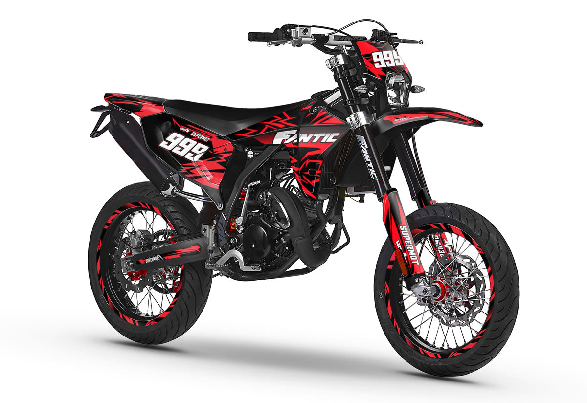 Kit déco Fantic 50cc 2023-2025 Huitième | autocollants moto | personnalisation 50cc | armysctv