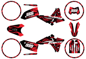 Kit pegatinas Fantic 50cc 2023-2025 Octavo | pegatinas para moto | personalización 50cc | armysctv