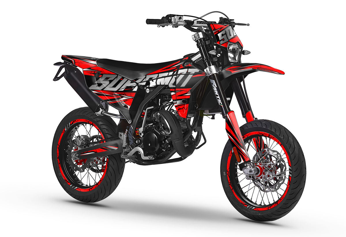 Kit déco Fantic 50cc 2023-2025 Illuzion | autocollants moto | personnalisation 50cc | armysctv