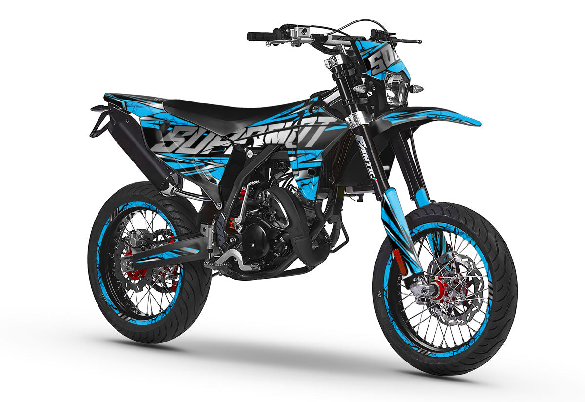 Kit déco Fantic 50cc 2023-2025 Illuzion | autocollants moto | personnalisation 50cc | armysctv