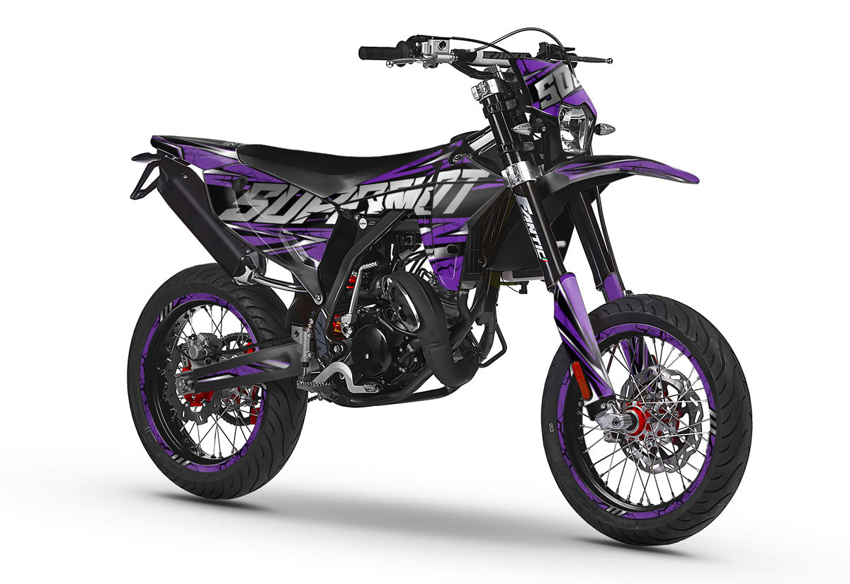Kit déco Fantic 50cc 2023-2025 Illuzion | autocollants moto | personnalisation 50cc | armysctv