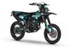 Kit déco Fantic 50cc 2023-2025 D'or et de platine | autocollants moto | personnalisation 50cc | armysctv