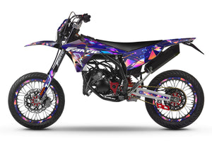 Kit déco Fantic 50cc 2023-2025 Lightning | autocollants moto | personnalisation 50cc | armysctv