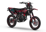 Kit déco Fantic 50cc 2023-2025 Metalstyle | autocollants moto | personnalisation 50cc | armysctv