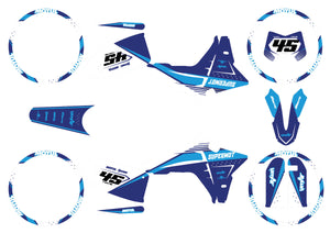 Kit pegatinas Fantic 50cc 2023-2025 Missile | pegatinas para moto | personalización 50cc | armysctv