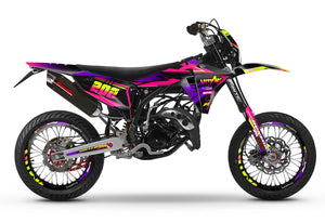 Deko-sett Fantic 50cc 2023-2025 Neon | motorsykkelklistremerker | tilpasning 50cc | armysctv