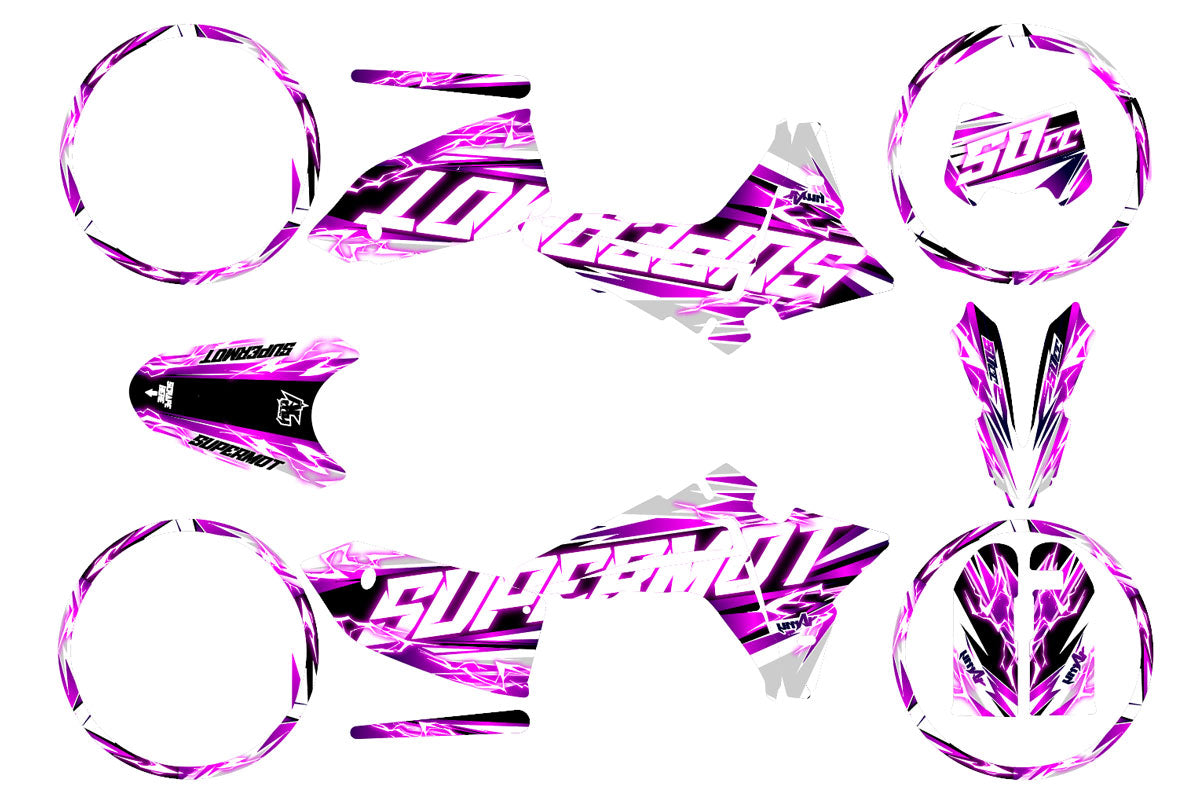 Dekor kit Fantic 50cc 2023-2025 Shaker | Motorradaufkleber | Personalisierung 50cc | armysctv