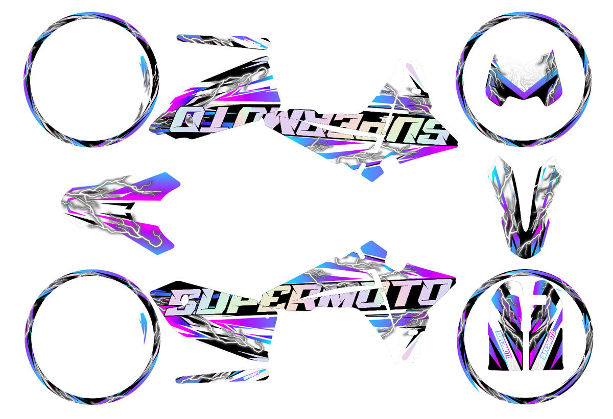 Kit déco Fantic 50cc 2023-2025 Shiro | autocollants moto | personnalisation 50cc | armysctv