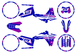 Dekor kit Fantic 50cc 2023-2025 Skynine | Motorradaufkleber | Personalisierung 50cc | armysctv