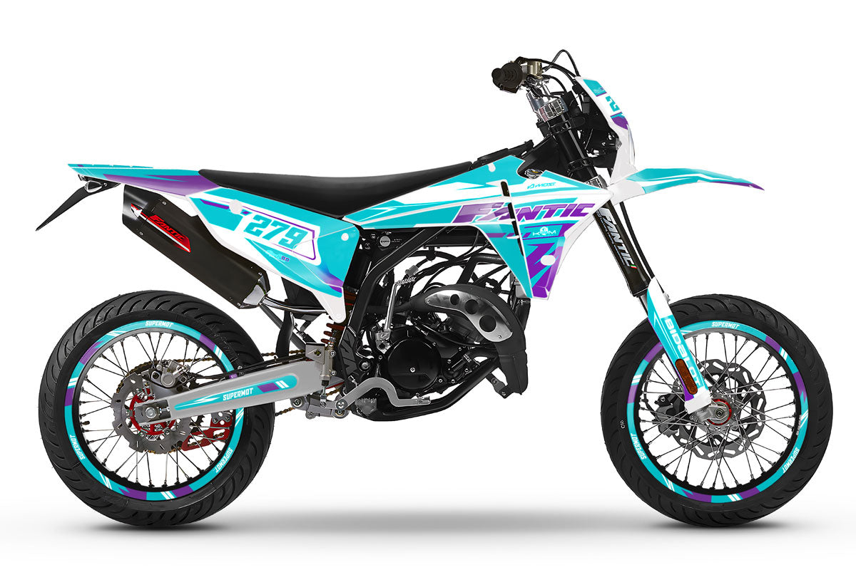 Kit déco Fantic 50cc 2023-2025 Skynine | autocollants moto | personnalisation 50cc | armysctv