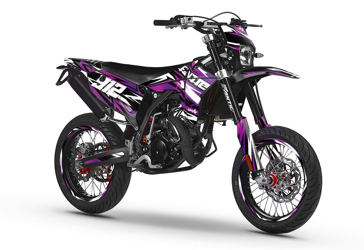 Kit déco Fantic 50cc 2023-2025 Skyprem | autocollants moto | personnalisation 50cc | armysctv