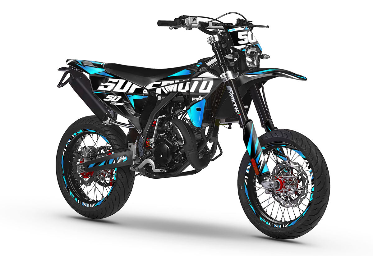 Kit déco Fantic 50cc 2023-2025 Vision | autocollants moto | personnalisation 50cc | armysctv