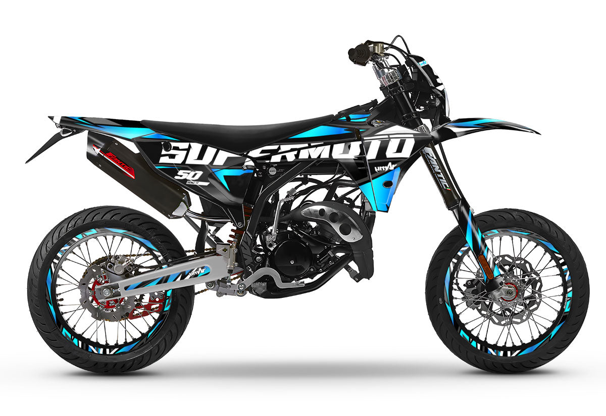 Kit déco Fantic 50cc 2023-2025 Vision | autocollants moto | personnalisation 50cc | armysctv