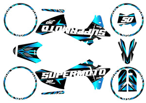 Kit déco Fantic 50cc 2023-2025 Vision | autocollants moto | personnalisation 50cc | armysctv