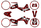 Kit déco Fantic 50cc 2023-2025 Zebra style | autocollants moto | personnalisation 50cc | armysctv