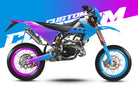 Kit pegatinas 100% Fantic Caballero 50cc 2013-2016 | pegatinas para moto | personalización 50cc | armysctv