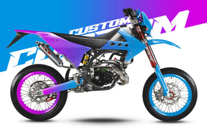 Kit déco 100% Fantic Caballero 50cc 2013-2016 | autocollants moto | personnalisation 50cc | armysctv