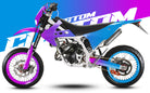 Kit pegatinas 100% Fantic Caballero 50cc 2013-2016 | pegatinas para moto | personalización 50cc | armysctv