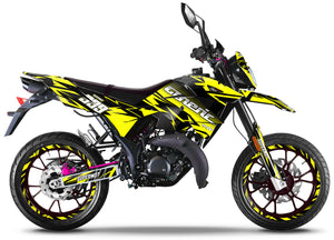 Deko-sett Generic Trigger SM 50cc 2006-2018 Åttende | motorsykkel klistremerker | tilpasning 50cc | armysctv